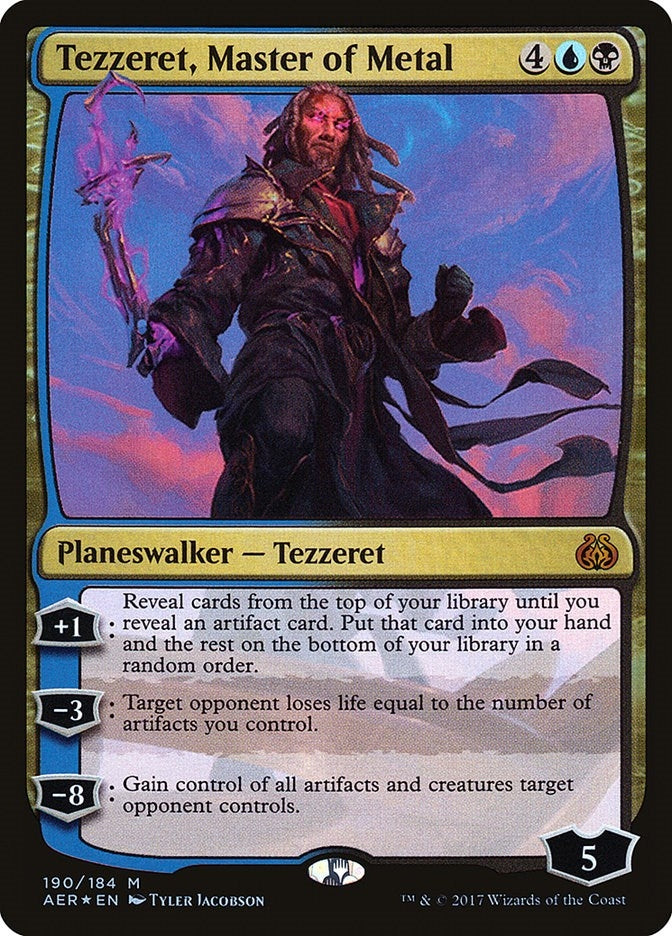 Image for Tezzeret, Master of Metal (190) [AER]