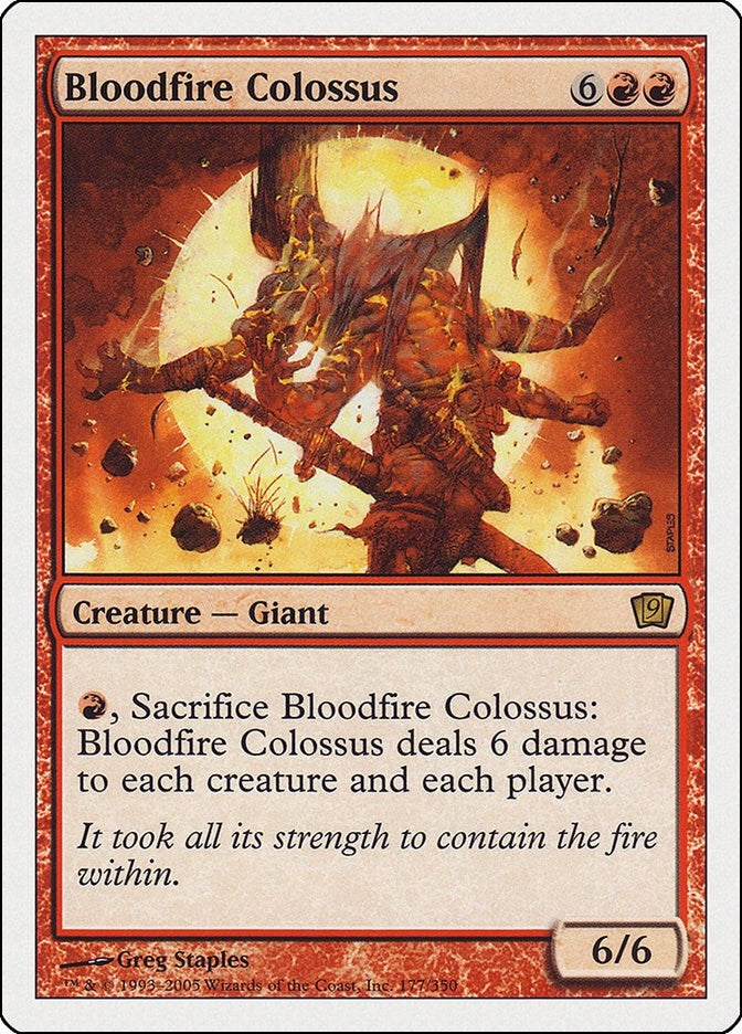 Bloodfire Colossus (177) (9th Edition)