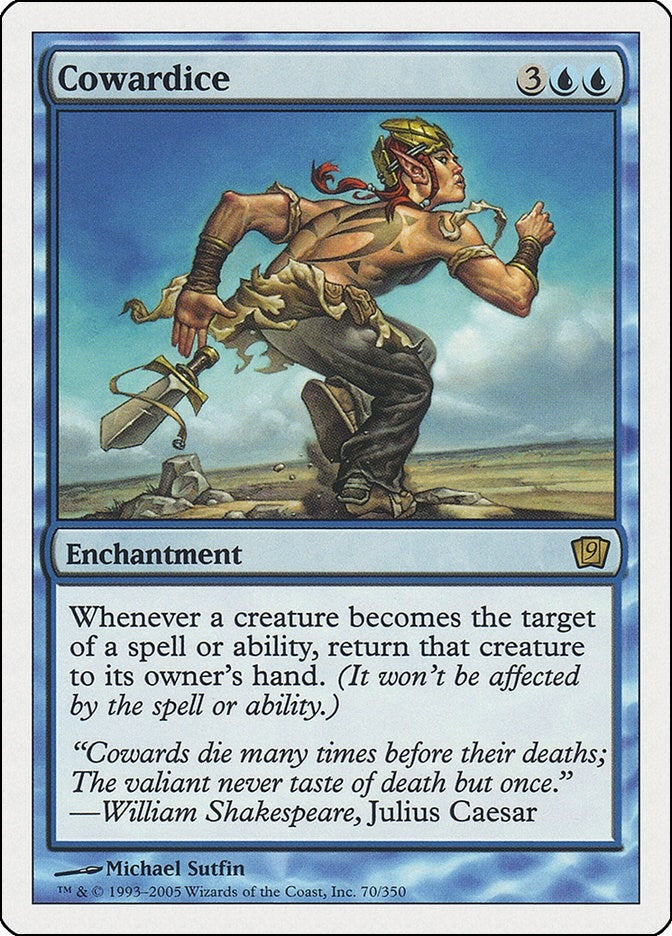 Cowardice (70) (9th Edition)