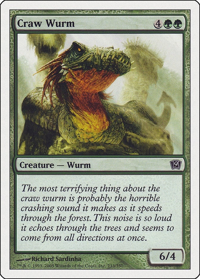 Craw Wurm (233) (9th Edition)