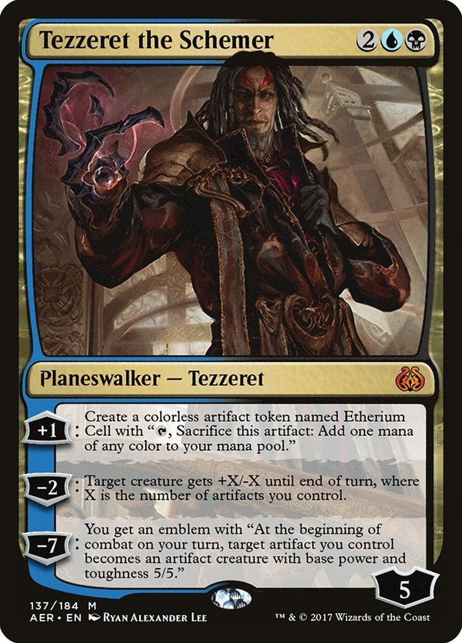 Image for Tezzeret the Schemer (137) [AER]