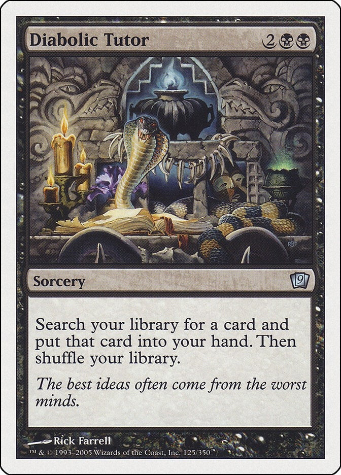 Diabolic Tutor (125) (9th Edition)