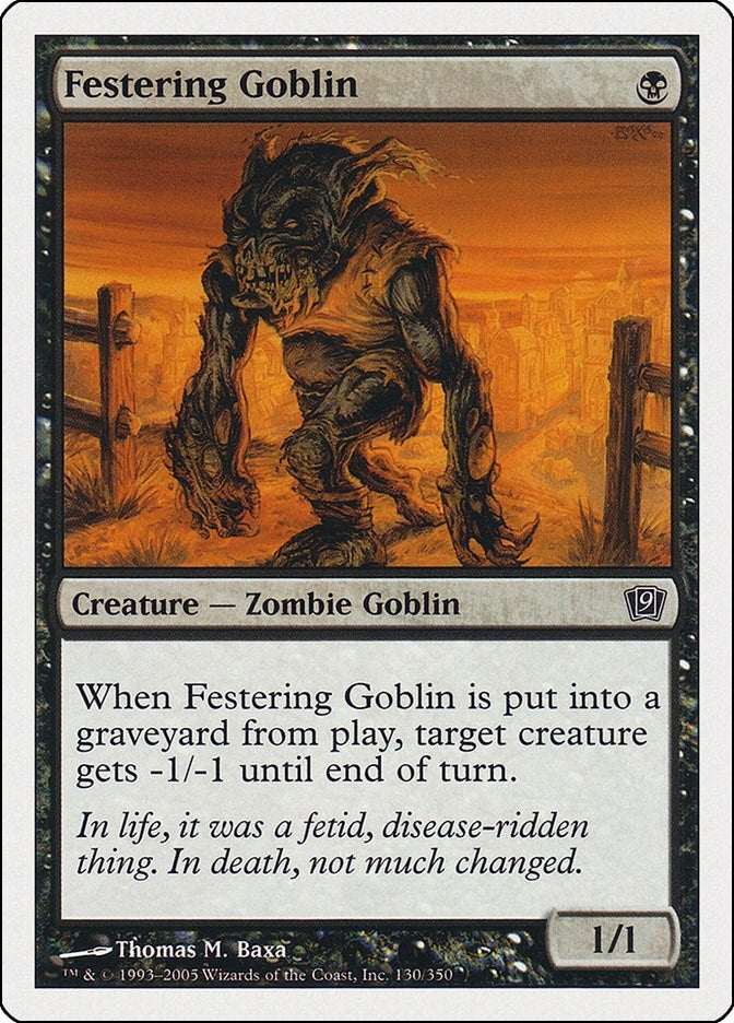 Festering Goblin (130) (9th Edition)