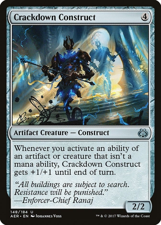 Crackdown Construct (148) (Aether Revolt)
