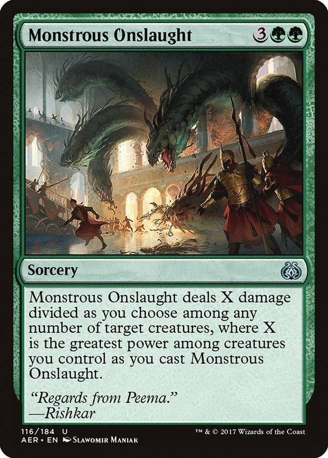 Image for Monstrous Onslaught (116) (Aether Revolt) - Magic: The Gathering