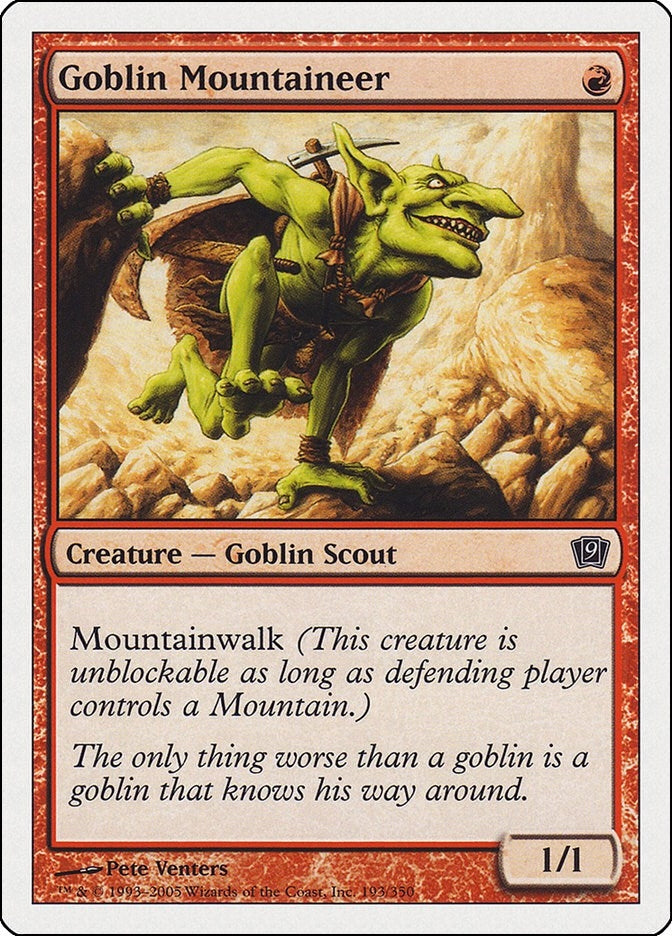 Goblin Mountaineer (193) (9th Edition)