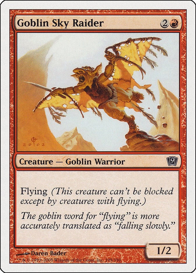 Goblin Sky Raider (195) (9th Edition)