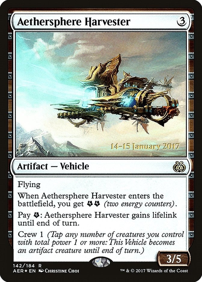 Aethersphere Harvester (142) (Prerelease Cards)