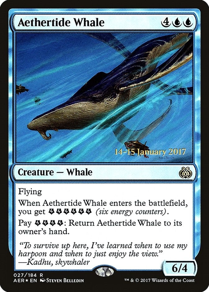 Aethertide Whale (27) (Prerelease Cards)