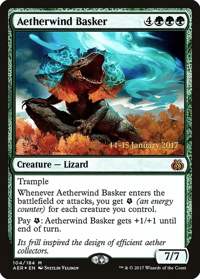 Aetherwind Basker (104) (Prerelease Cards)