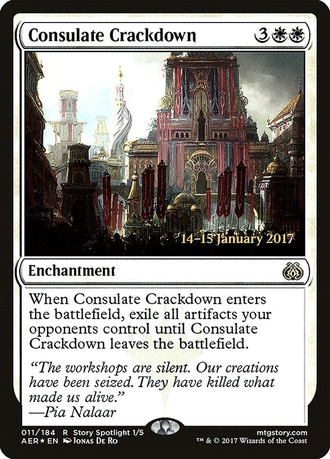 Consulate Crackdown (11) (Prerelease Cards)
