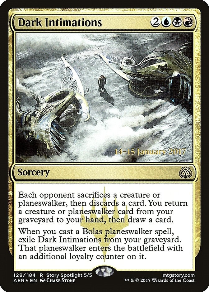 Dark Intimations (128) (Prerelease Cards)