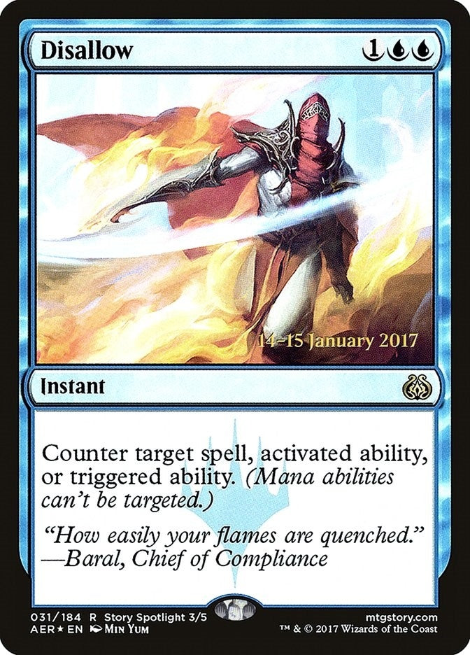 Disallow (31) (Prerelease Cards)