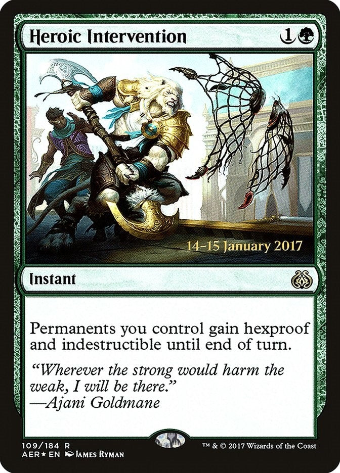 Heroic Intervention (AER) (109) (Prerelease Cards)