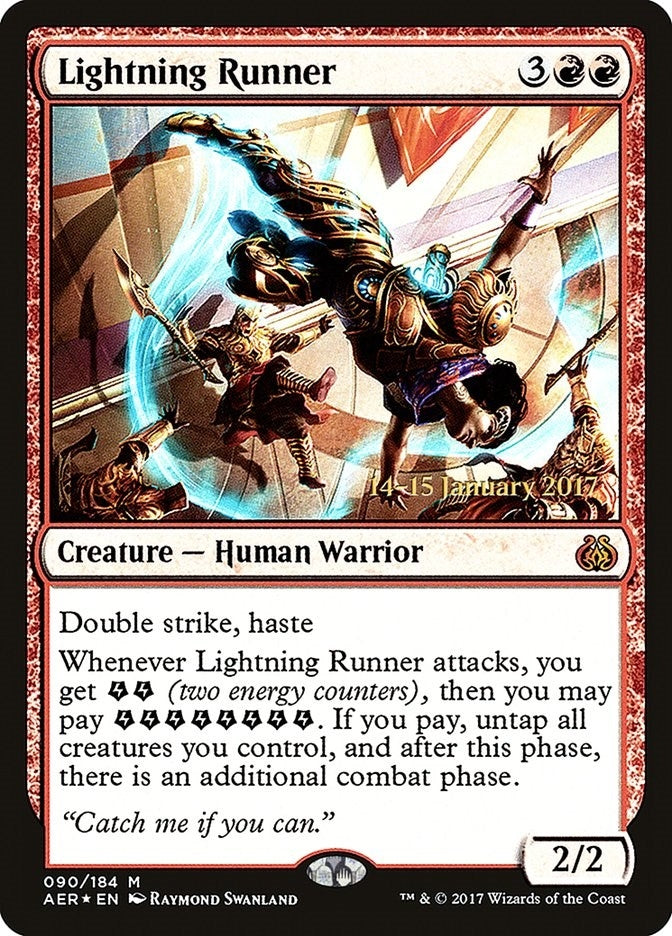 Lightning Runner (90) (Prerelease Cards)