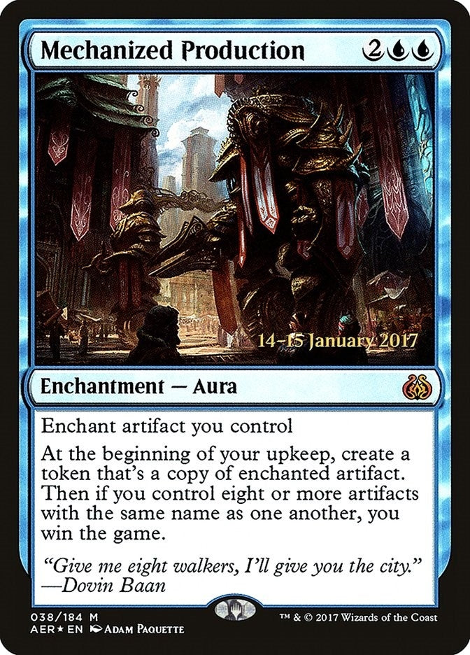 Mechanized Production (38) (Prerelease Cards)