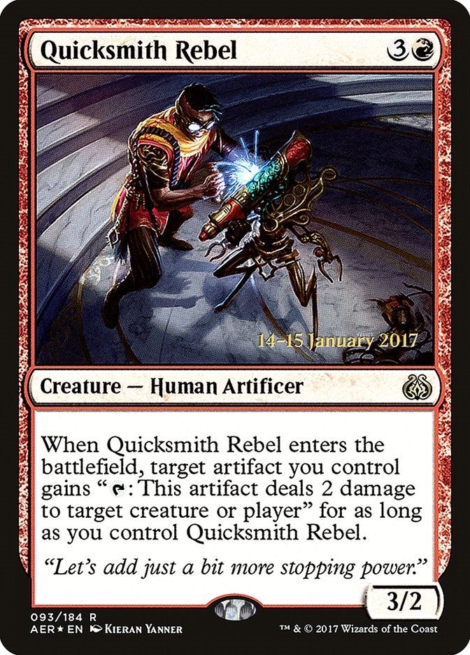 Quicksmith Rebel (93) (Prerelease Cards)