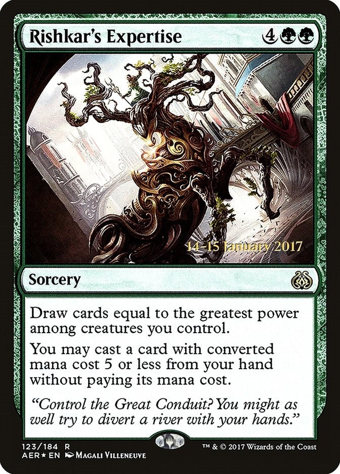 Rishkar's Expertise (123) (Prerelease Cards)