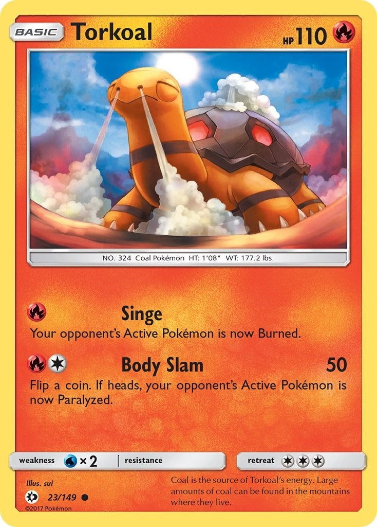 Image for Torkoal (23/149) (SM Base Set) - Pokemon