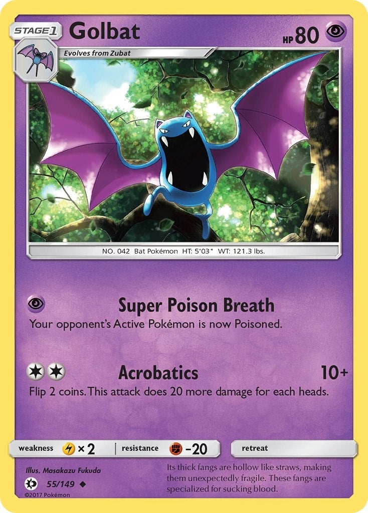 Image for Golbat (55/149) (SM Base Set) - Pokemon