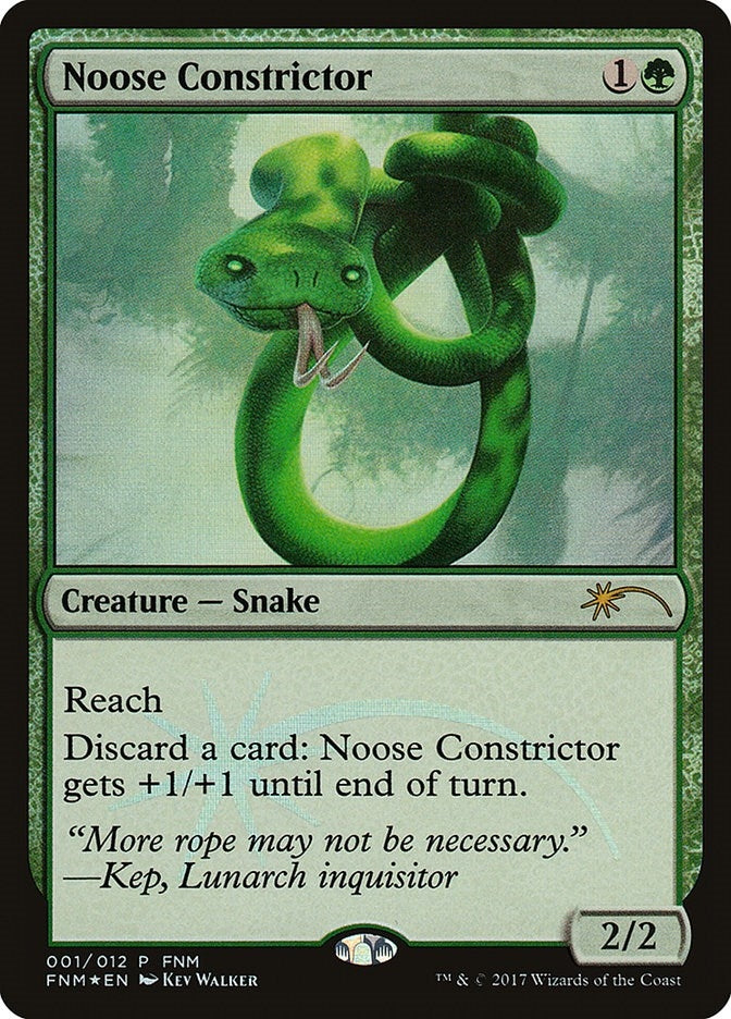 Noose Constrictor (1) (FNM Promos)