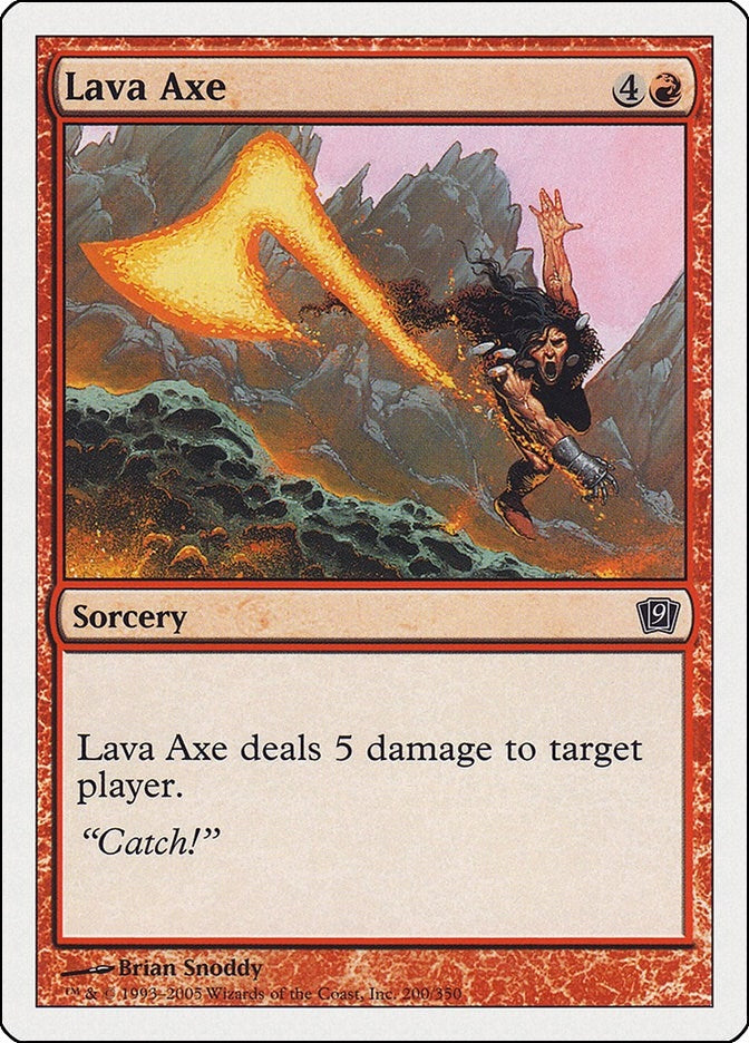 Lava Axe (200) (9th Edition)