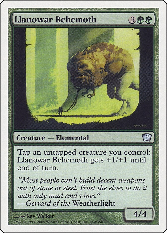 Llanowar Behemoth (252) (9th Edition)