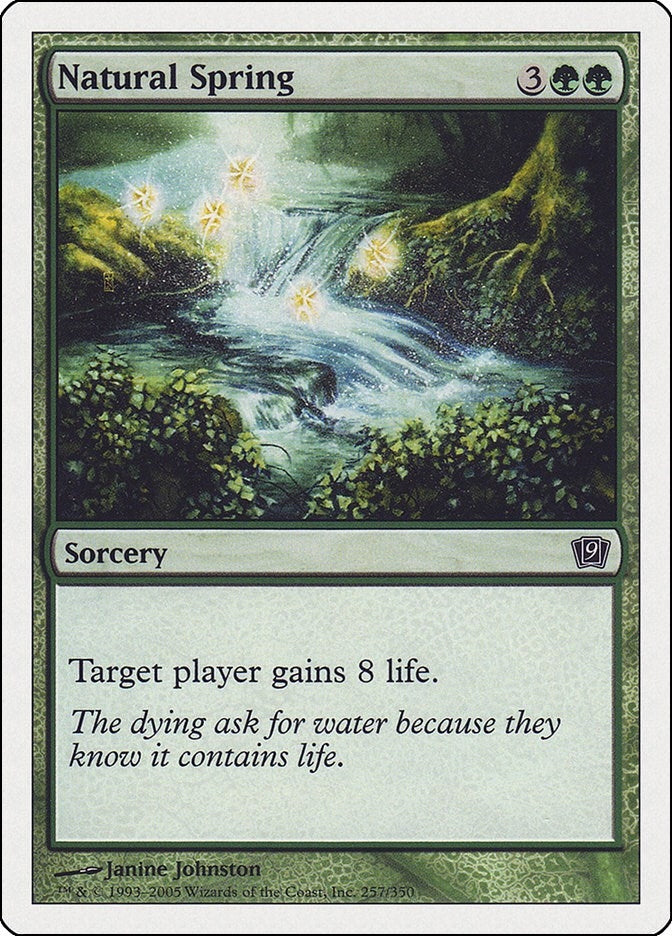 Natural Spring (257) (9th Edition)