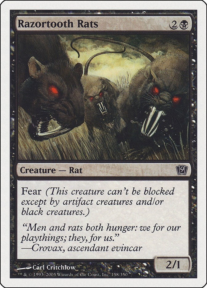 Razortooth Rats (158) (9th Edition)