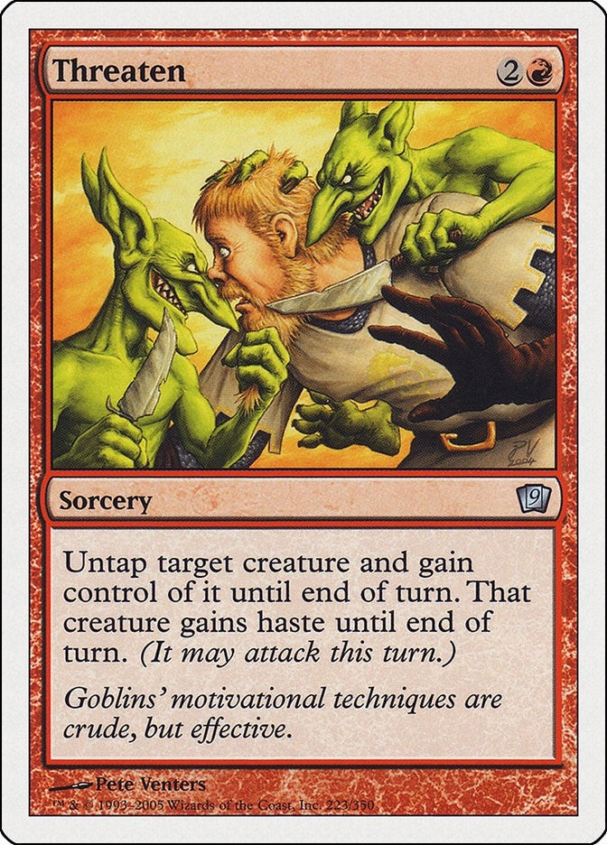 Threaten (223) (9th Edition)