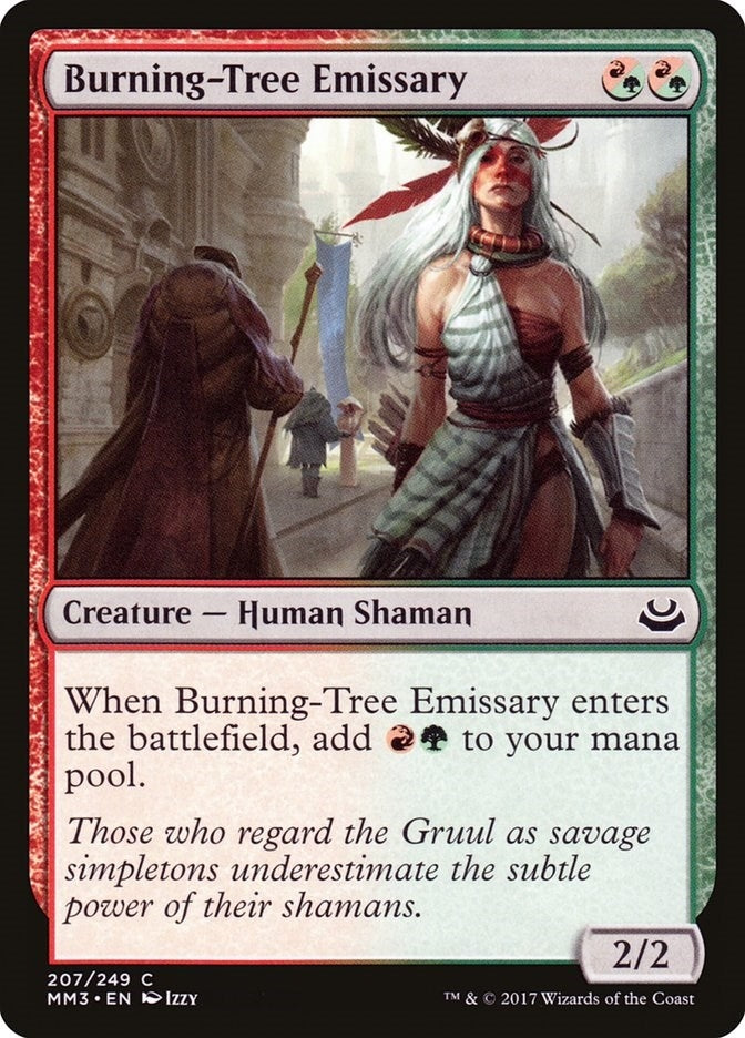 Burning-Tree Emissary (207) (Modern Masters 2017)