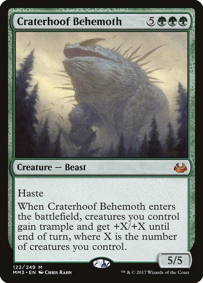 Craterhoof Behemoth (122) (Modern Masters 2017)