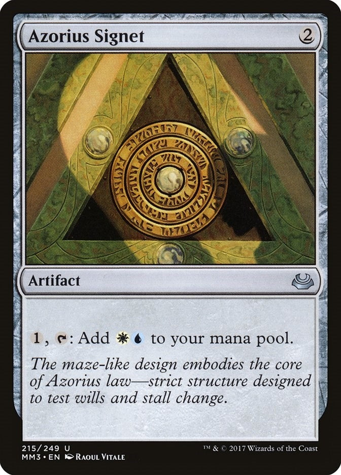 Azorius Signet (215) (Modern Masters 2017)