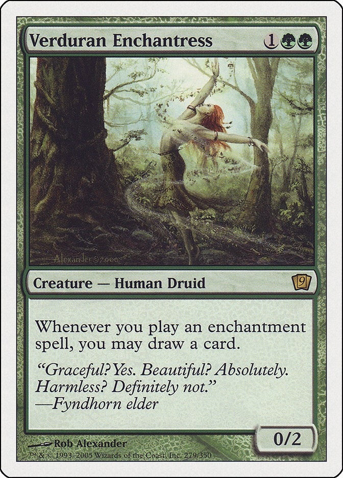 Verduran Enchantress (279) (9th Edition)
