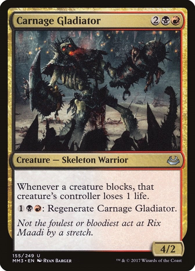 Carnage Gladiator (155) (Modern Masters 2017)