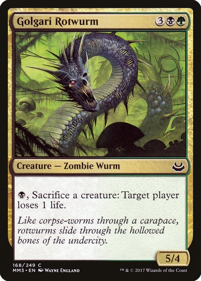 Golgari Rotwurm (168) (Modern Masters 2017)
