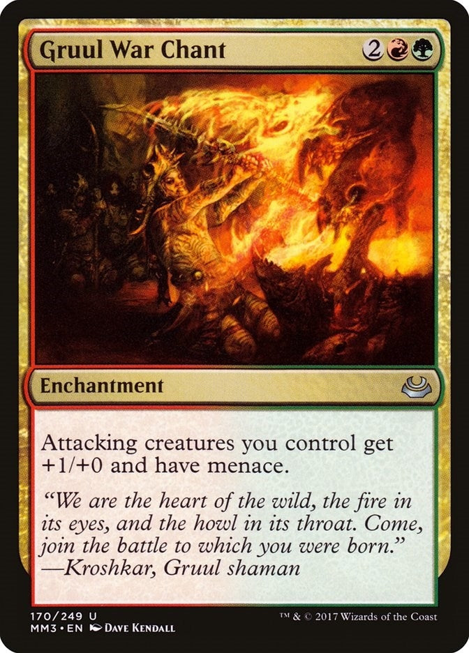 Gruul War Chant (170) (Modern Masters 2017)