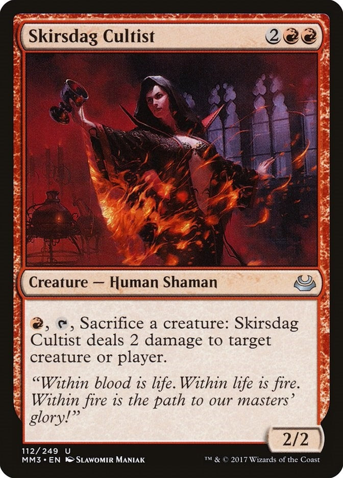 Skirsdag Cultist (112) (Modern Masters 2017)
