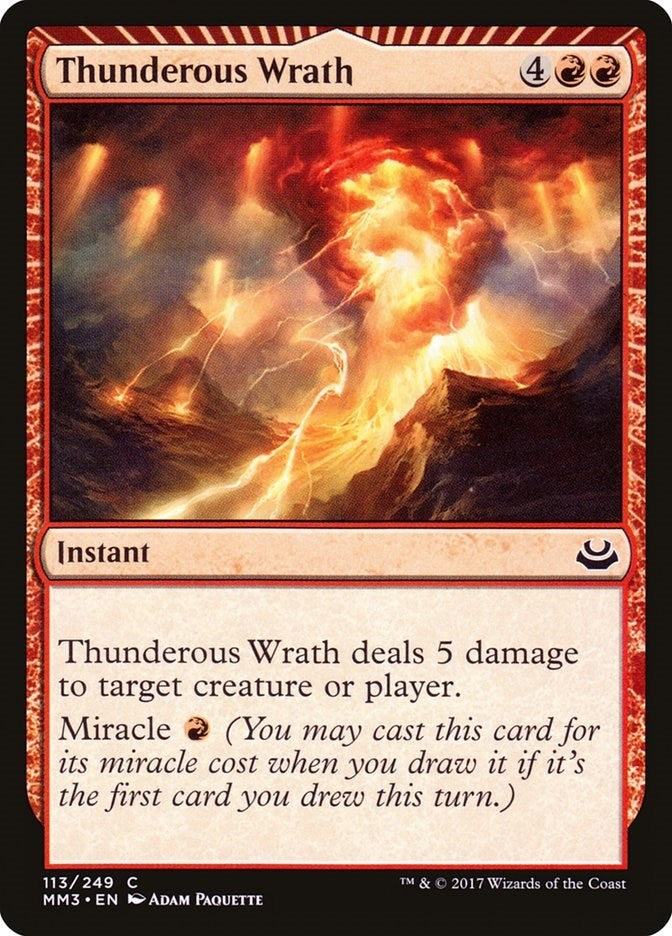 Thunderous Wrath (113) (Modern Masters 2017)