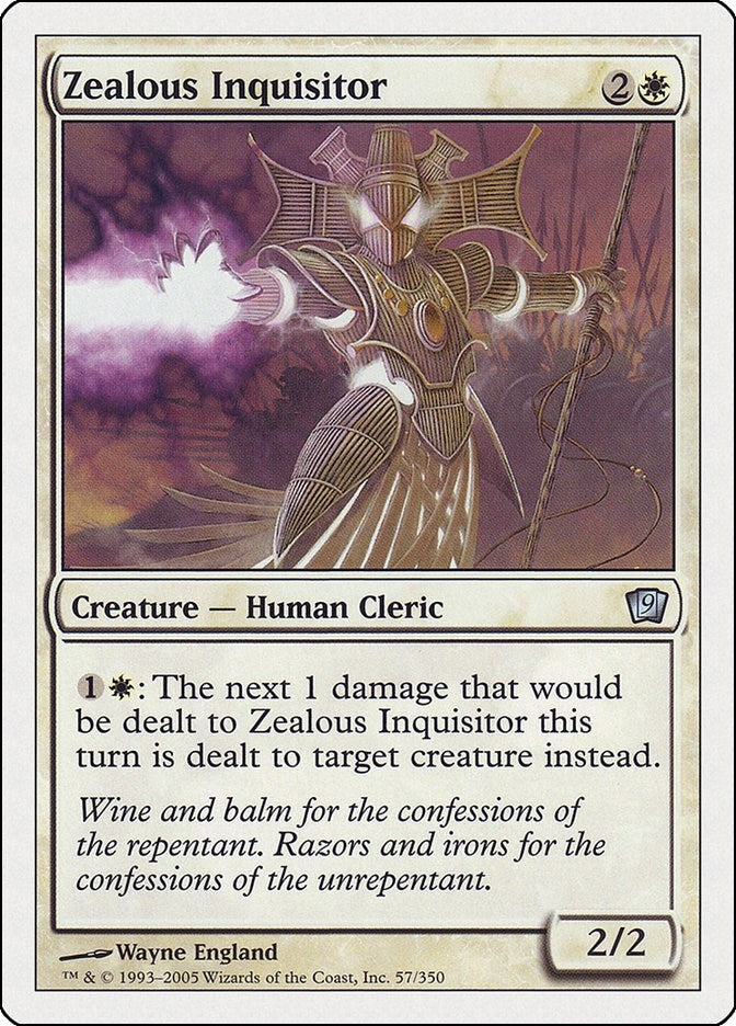 Zealous Inquisitor (57) (9th Edition)