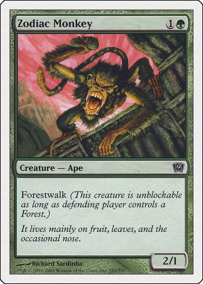 Zodiac Monkey (9th Edition)