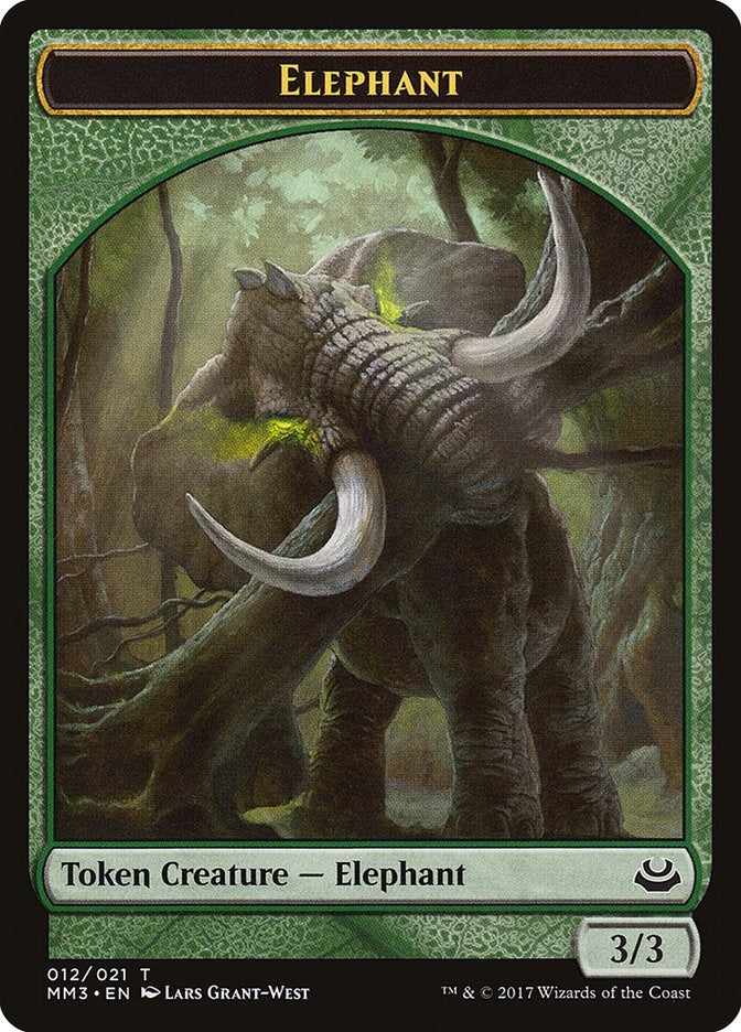 Elephant Token (12) (Modern Masters 2017)