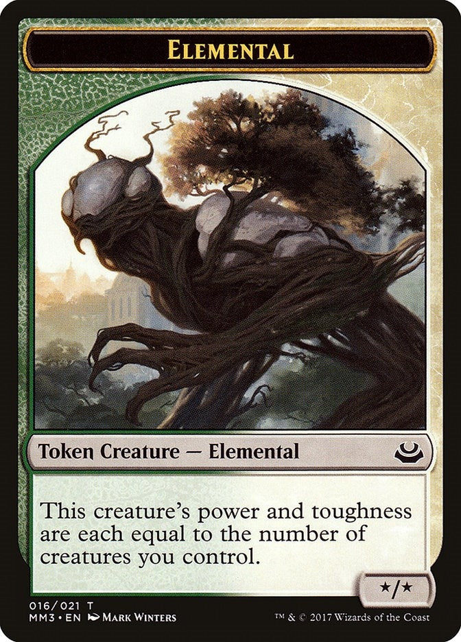 Elemental Token (16) (Modern Masters 2017)