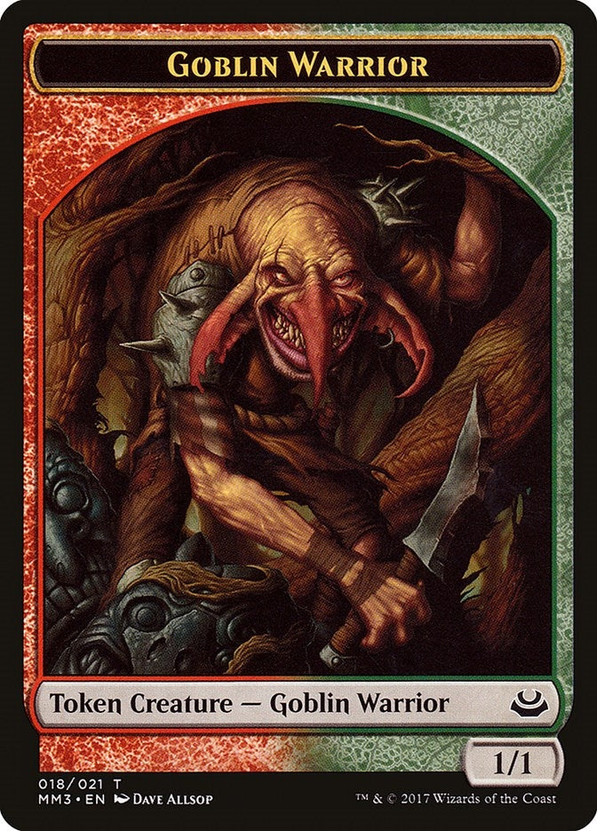 Goblin Warrior Token (18) (Modern Masters 2017)