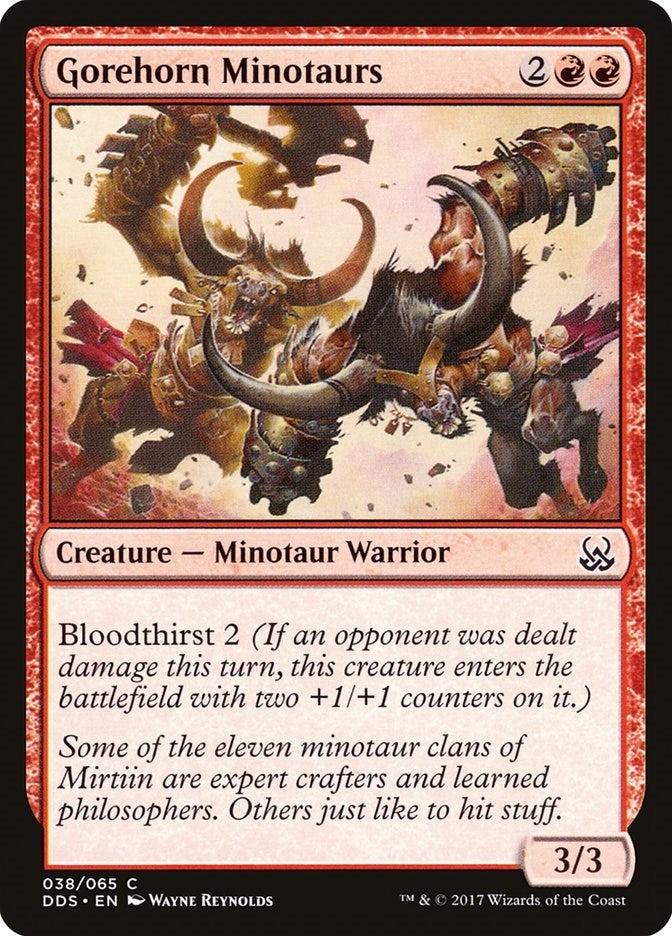 Gorehorn Minotaurs (38) (Duel Decks: Mind vs. Might)