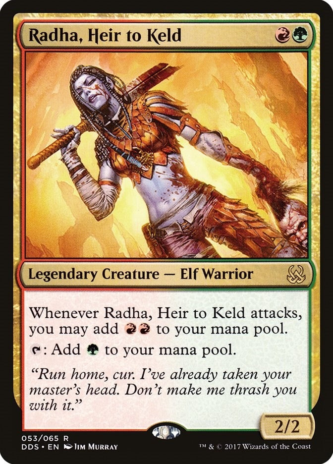 Radha, Heir to Keld (53) (Duel Decks: Mind vs. Might)