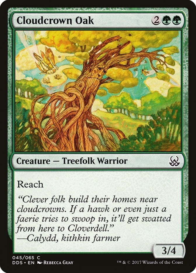 Cloudcrown Oak (45) (Duel Decks: Mind vs. Might)