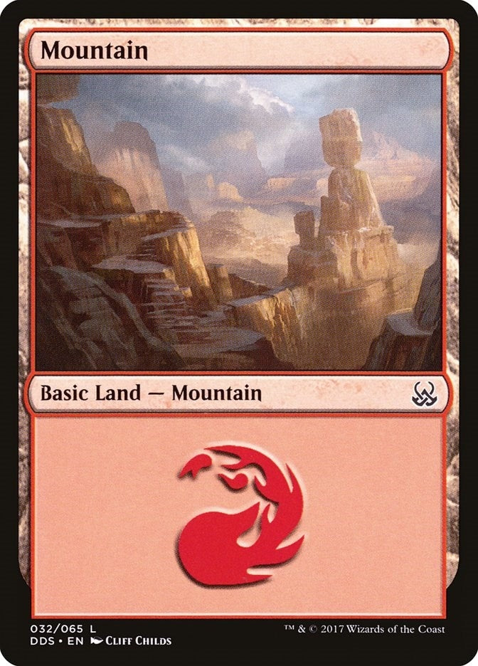 Mountain (032) (32) (Duel Decks: Mind vs. Might)