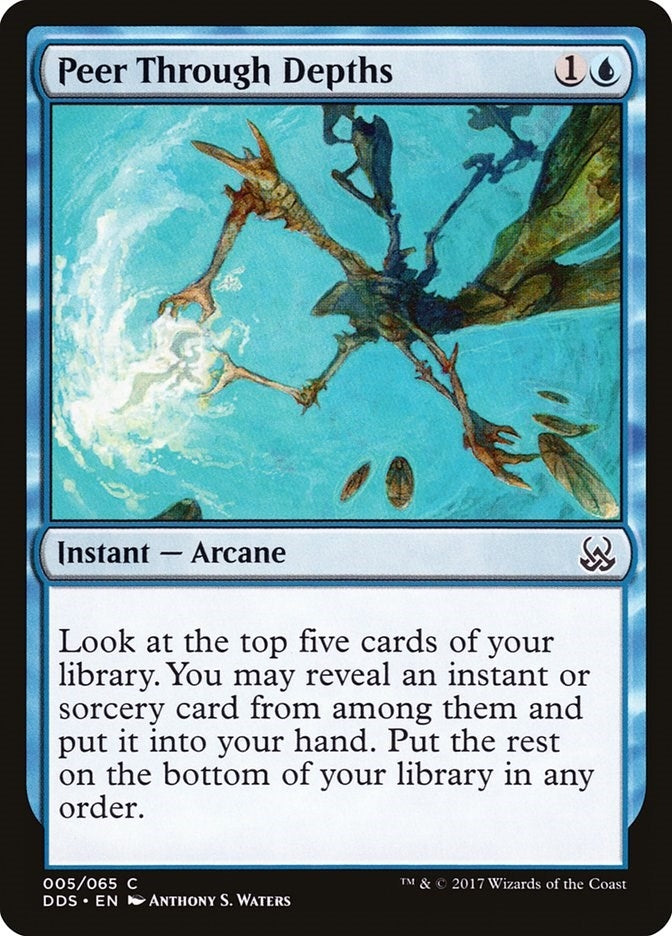 Peer Through Depths (5) (Duel Decks: Mind vs. Might)