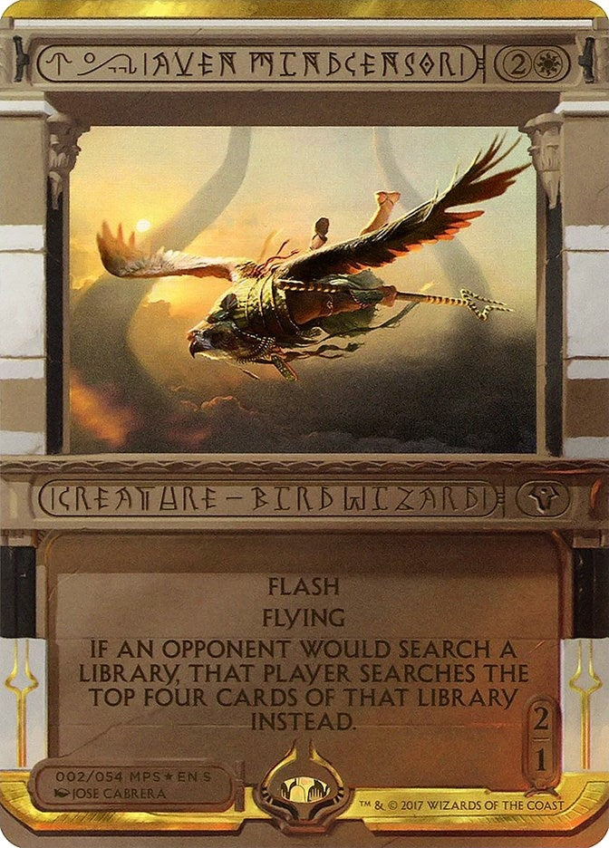 Aven Mindcensor (2) (Masterpiece Series: Amonkhet Invocations)